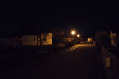 Straße in der Nacht - Nokia 3.4 Hauptkamera